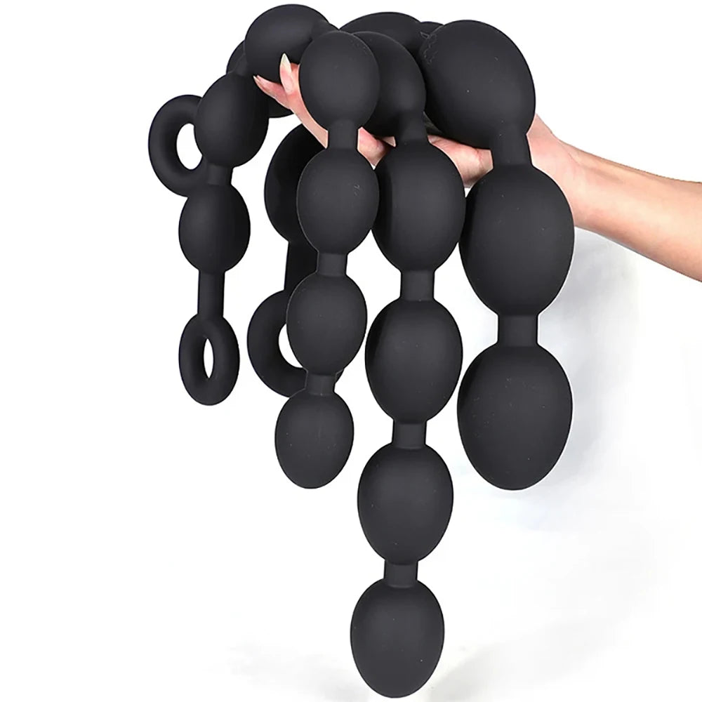 6 Egg Silicone Anal balls Sex Toy Secondary image