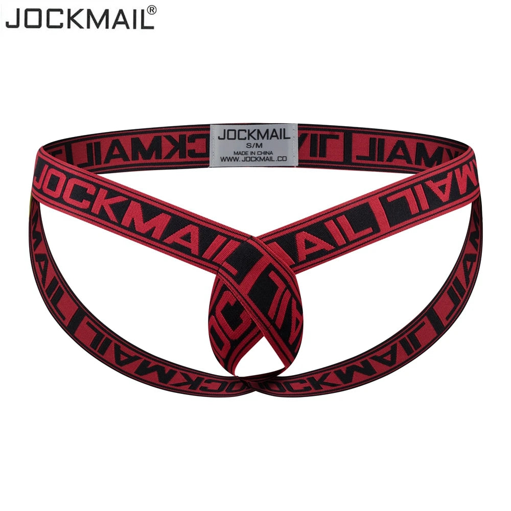JOCKMAIL Cockstraps Men's Underwear Sexy Briefs Thong Jockstrap Pouch Cuecas Man Panties Thongs Underpants Gay Slip Homme Srting Secondary image
