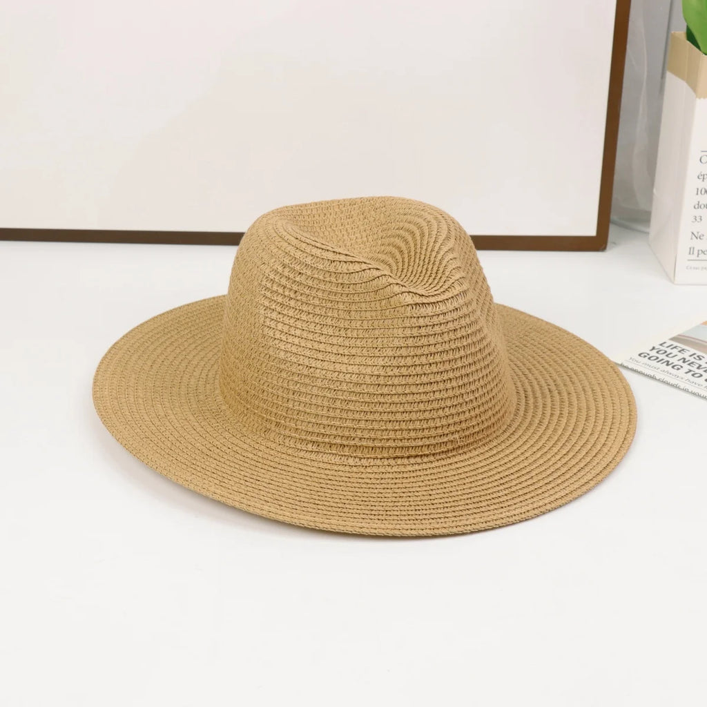 Elegant Summer Straw Hat With Pearls And Mesh Veil, Women's French Style Sun Protection Hat With Butterfly Bow,  Breathable