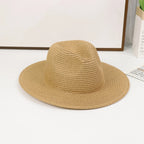 Elegant Summer Straw Hat With Pearls And Mesh Veil, Women's French Style Sun Protection Hat With Butterfly Bow,  Breathable