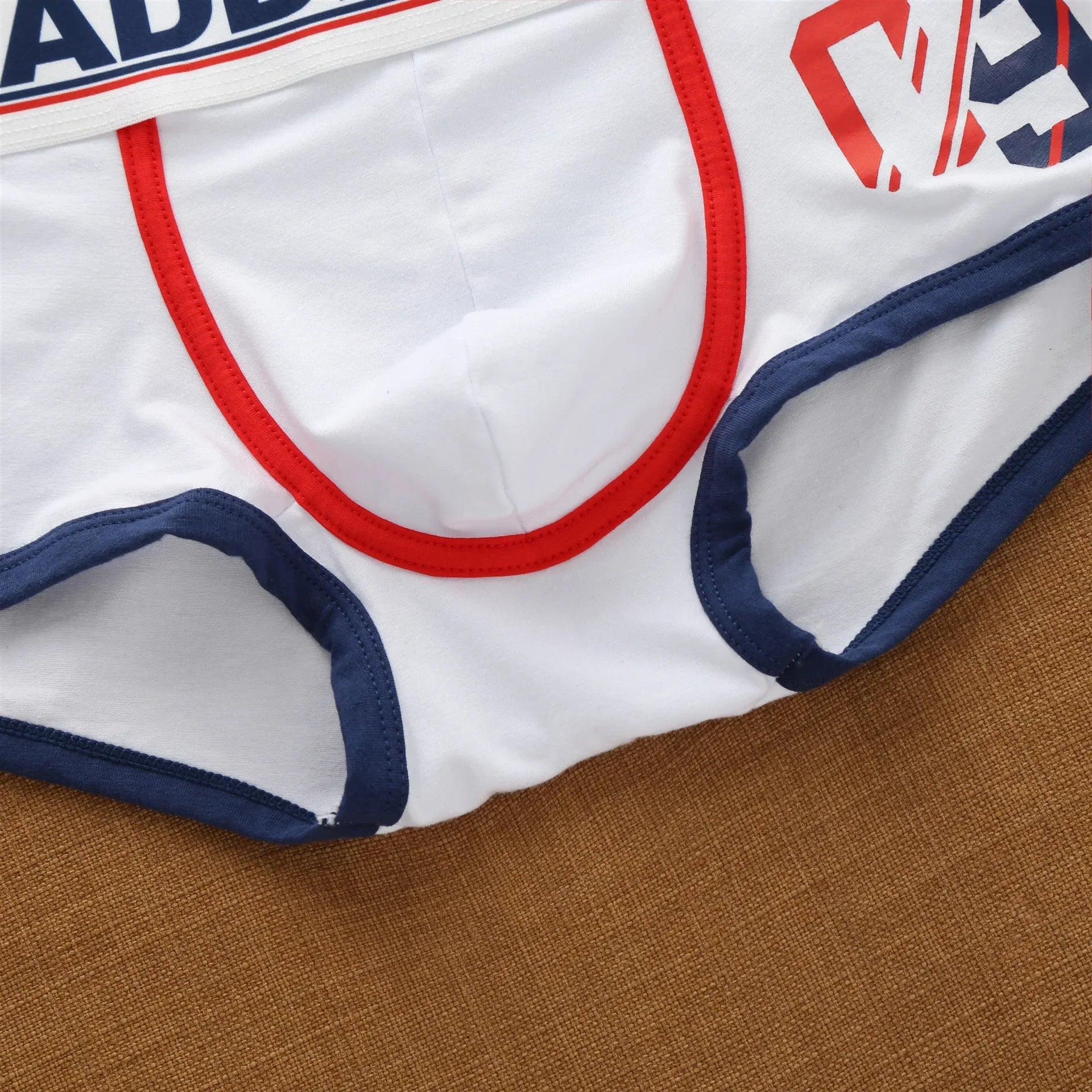 Men's Korean Letter Pure Cotton Low Waist Underwear Elastic Style Fashion Trendy Flat Corner Pants Secondary image