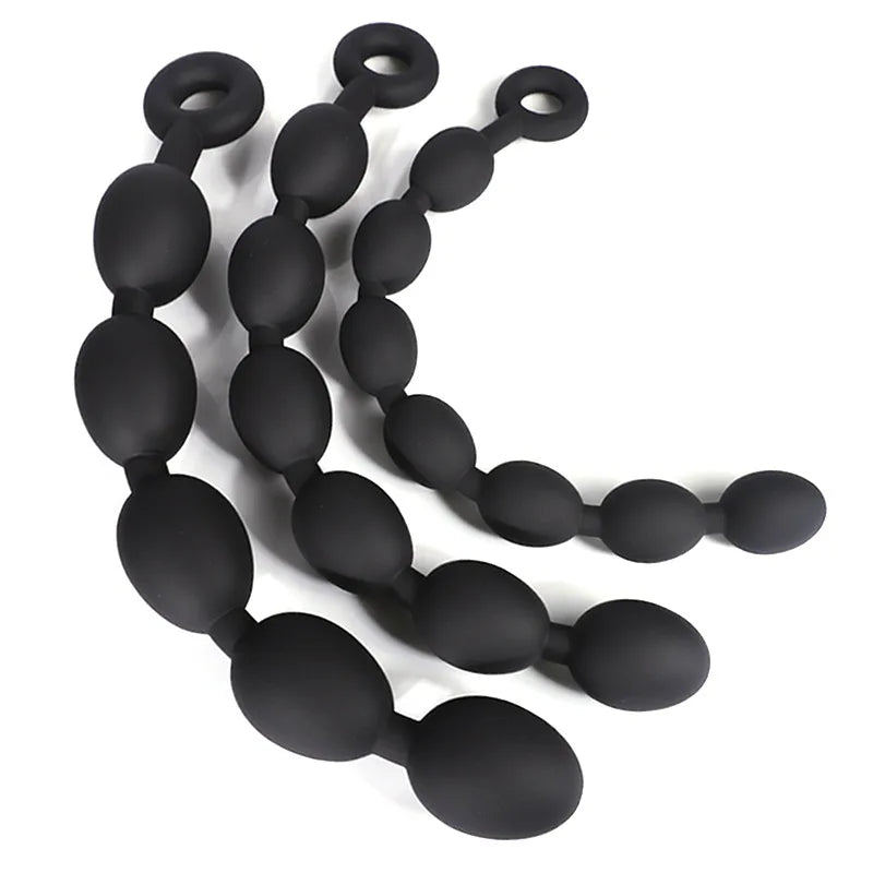 6 Egg Silicone Anal balls Sex Toy