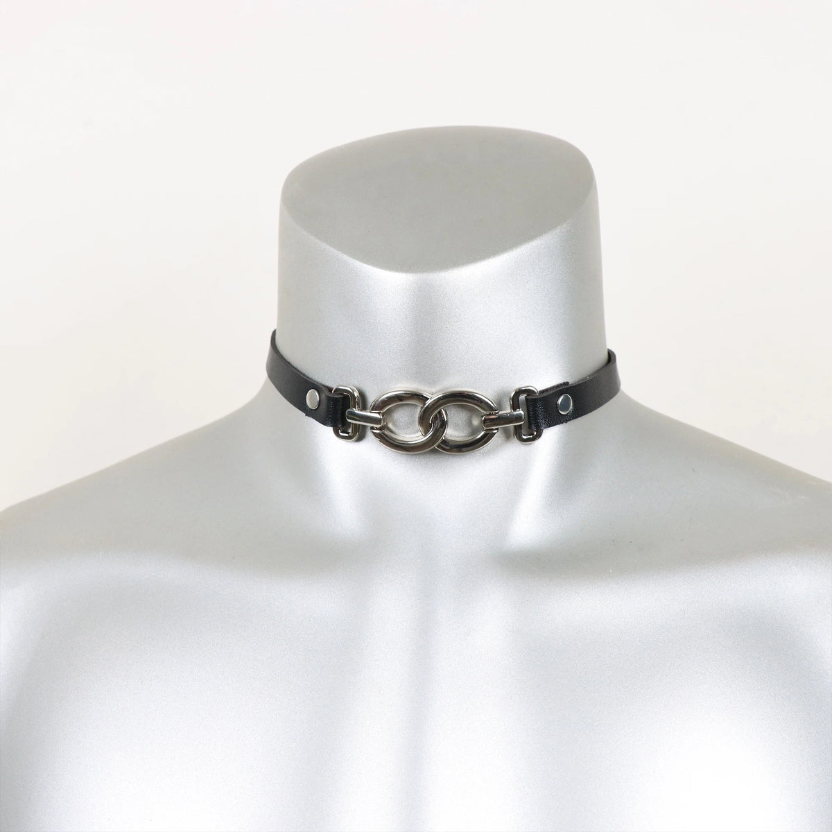 Vintage Punk Goth Studded Rivet Pu Leather Collar Choker Necklace,Valentine's Day gift for Boyfriend