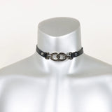Vintage Punk Goth Studded Rivet Pu Leather Collar Choker Necklace,Valentine's Day gift for Boyfriend
