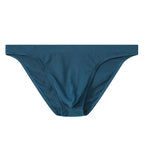 2025 new Solid color men's briefs one-piece low waist triangle breathable youth underwear solid color loose pants D2024