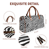 Zebra Large Capacity Travel Bag-Small (Brown Short Patch) (1737)