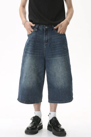 Wide Leg Cropped Jeans