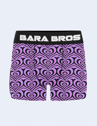 Abstract Heart Pattern Men's Boxer Briefs