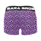 Abstract Heart Pattern Men's Boxer Briefs - Bara Bros