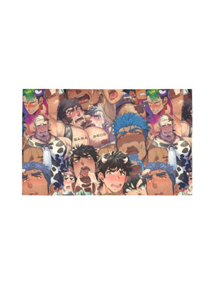 AHEGAO Gay Bara Colorful Bath Rug 20''x 32''