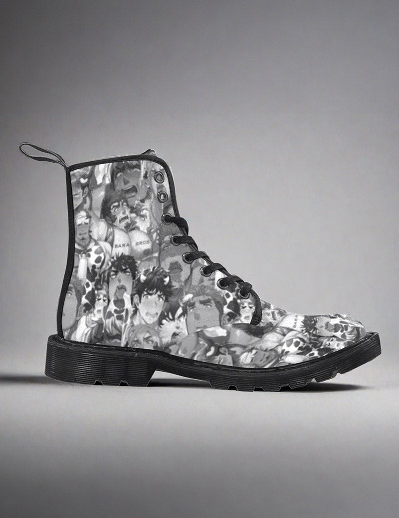 All Over Print Anime Ahegao Gay Bara Men Martin Boots - Bara Bros Main image