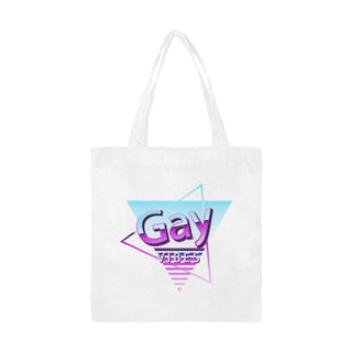 Gay Vibes Canvas Tote Bag/Small