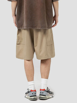 Men's Plus Size Pocketed Cotton Shorts