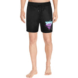 Men's polyester slogan swim shorts