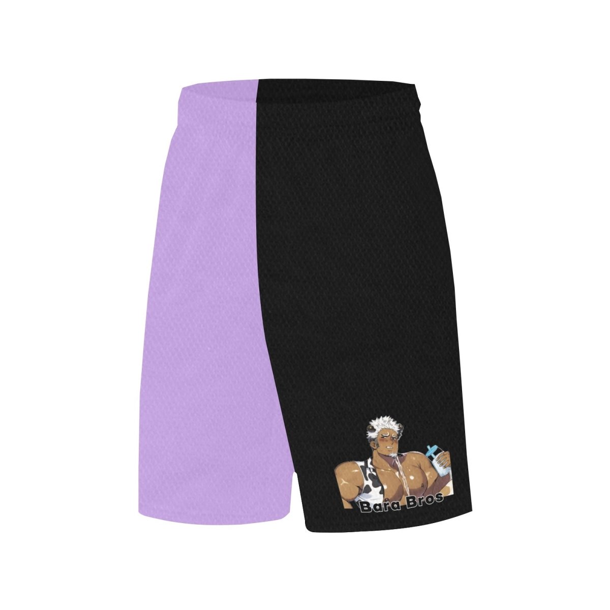 Bara Anime Color Block Gym Shorts Secondary image