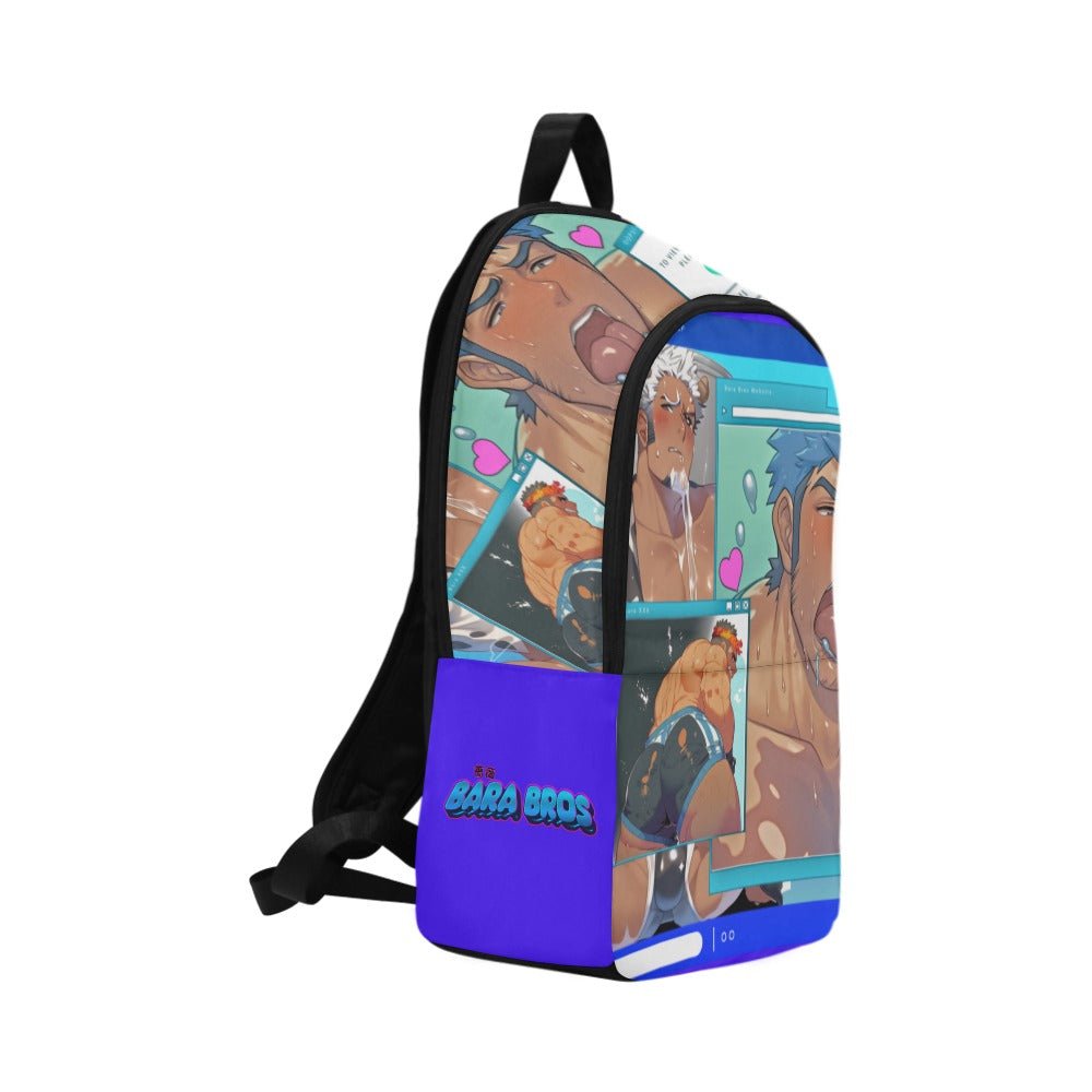 Bara Art Webpunk Vaporwave Fabric Backpack Secondary image