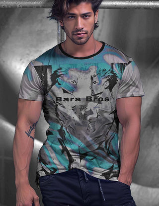 Bara Art Y2K Graphic Men's T-Shirt