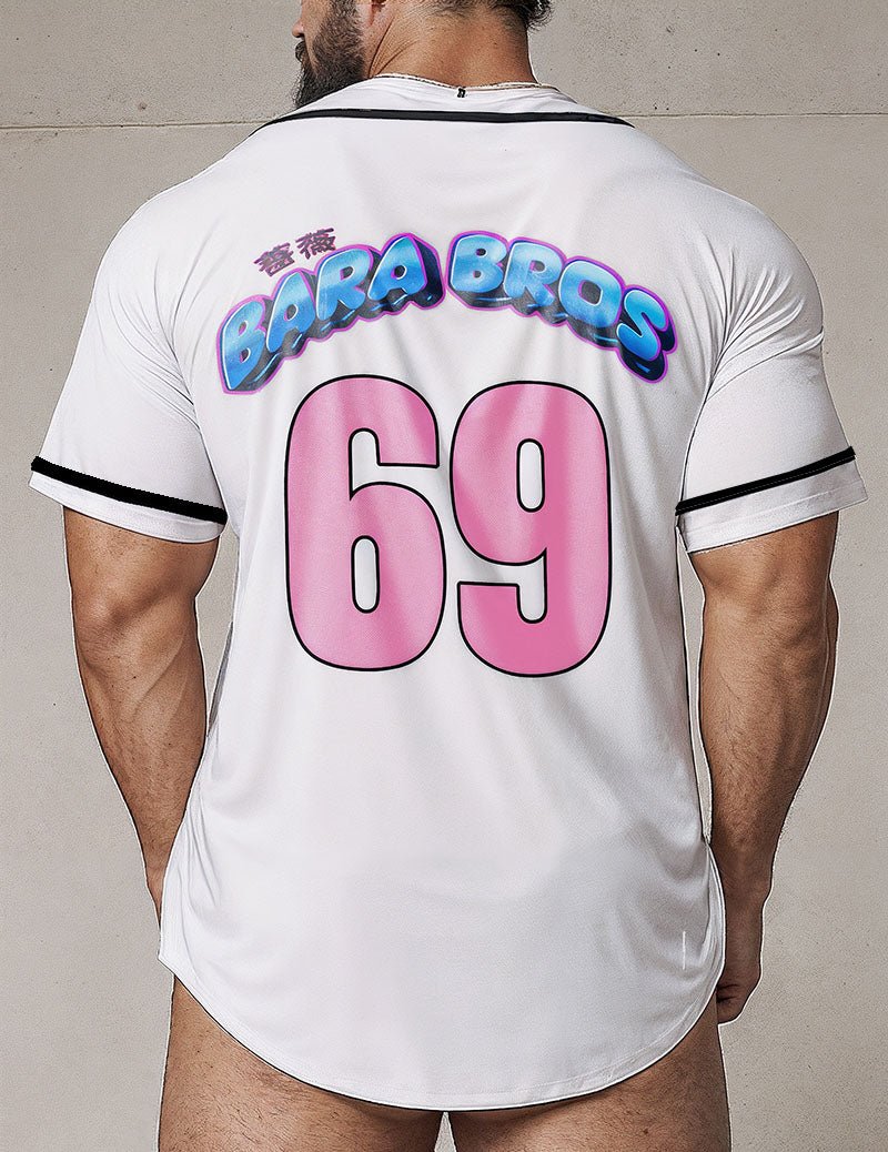 Bara Bros Mens Baseball Jersey - Bara Bros Main image