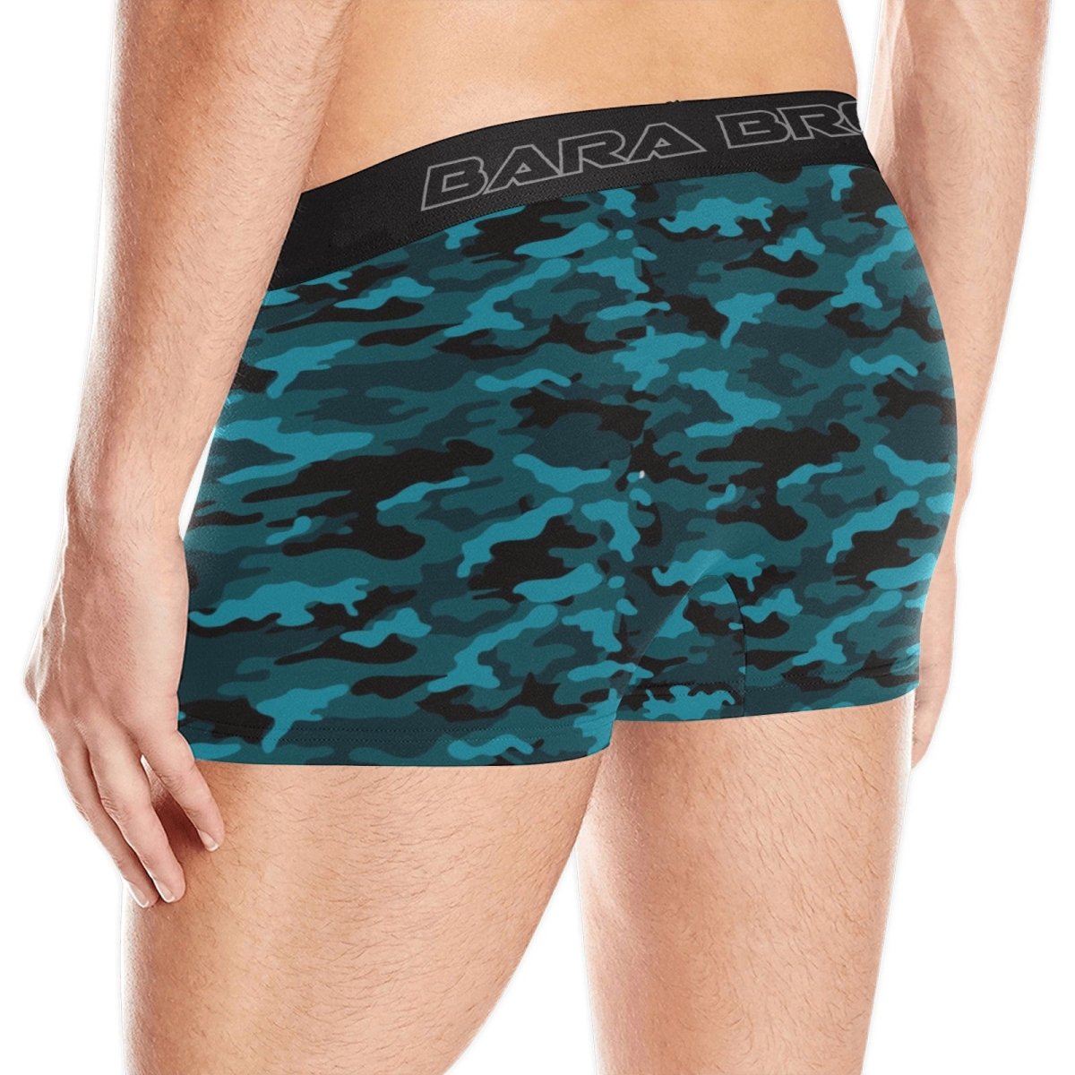 Blue Camo Men's Boxer Briefs Secondary image