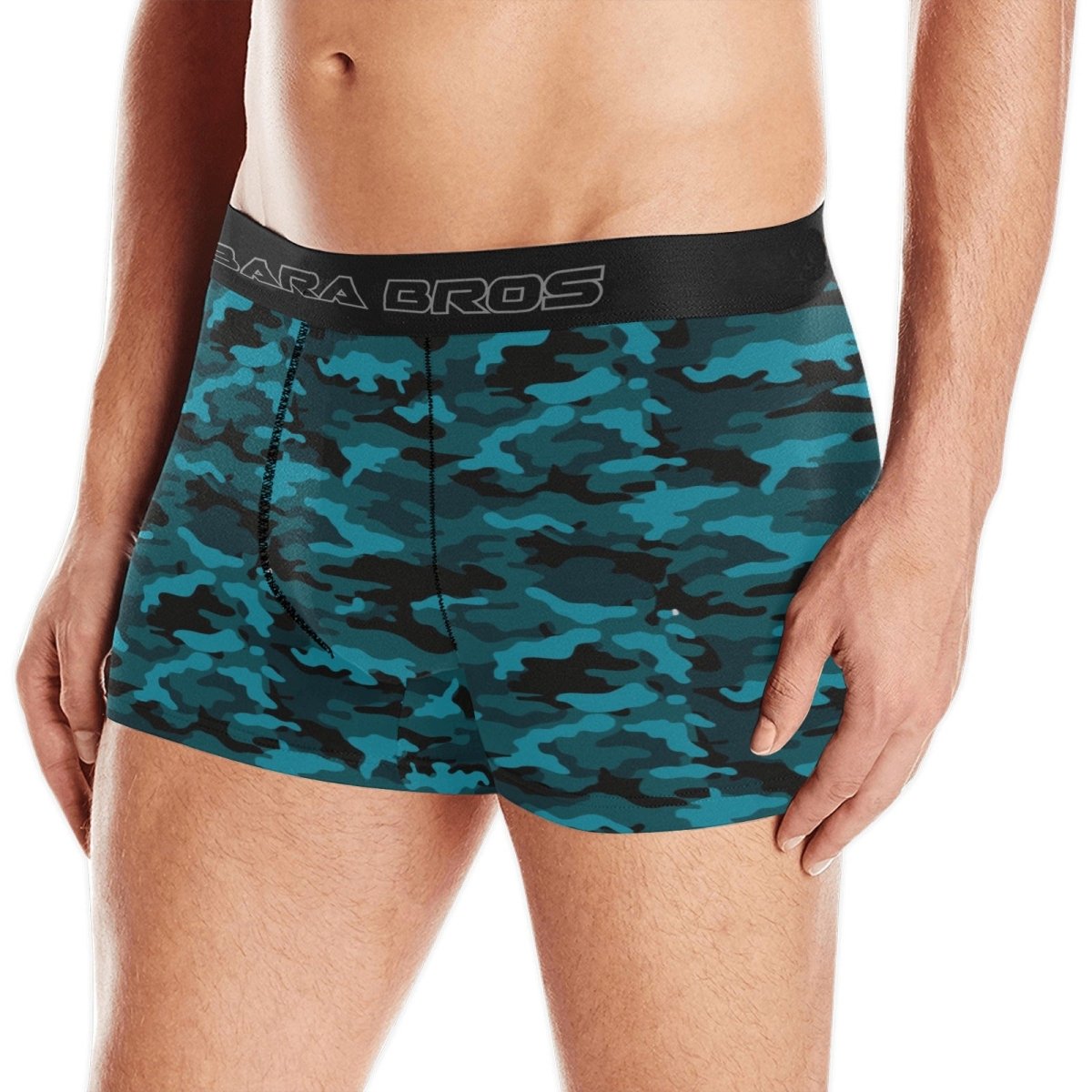 Blue Camo Men's Boxer Briefs - Bara Bros Main image