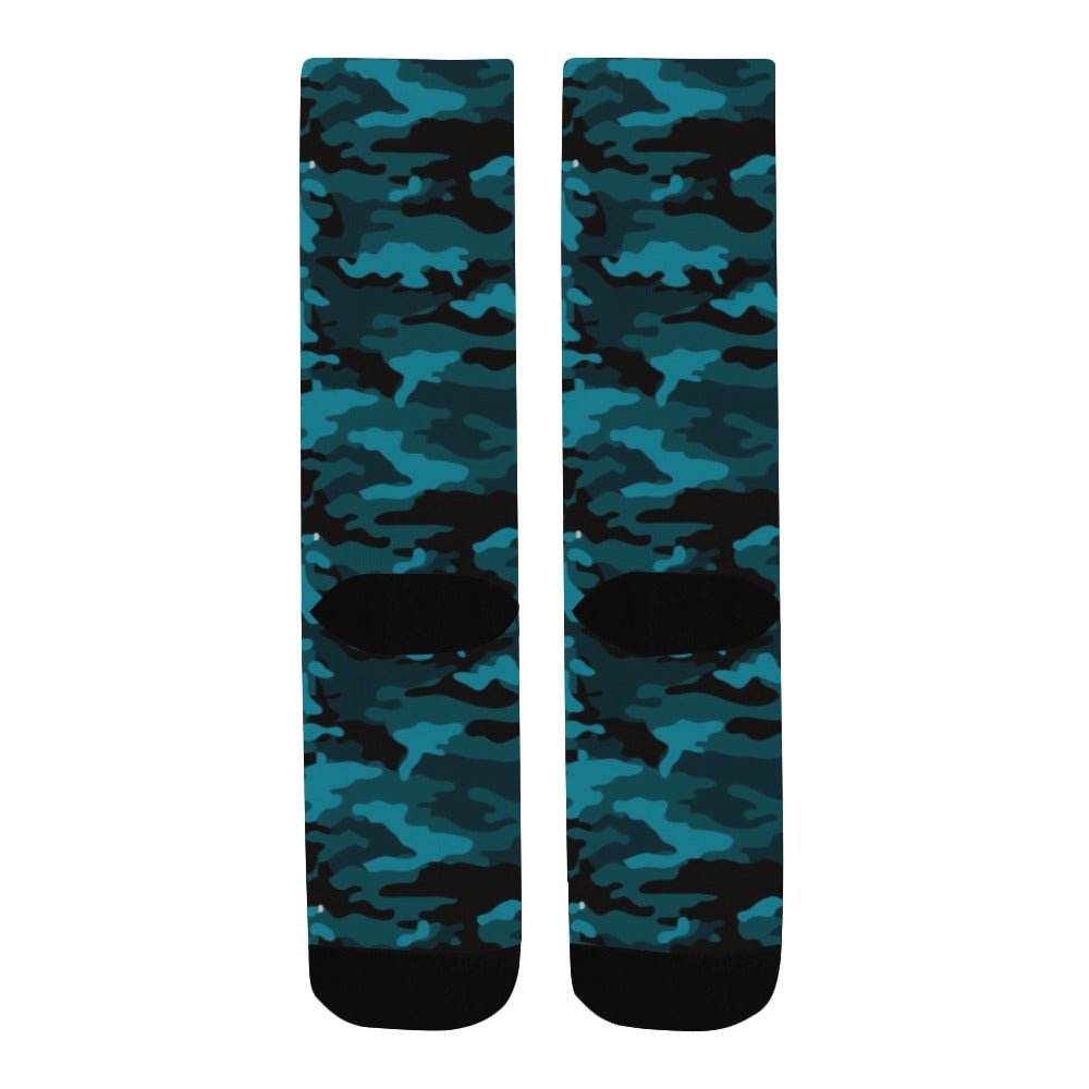 Blue Camo Men's Socks Secondary image