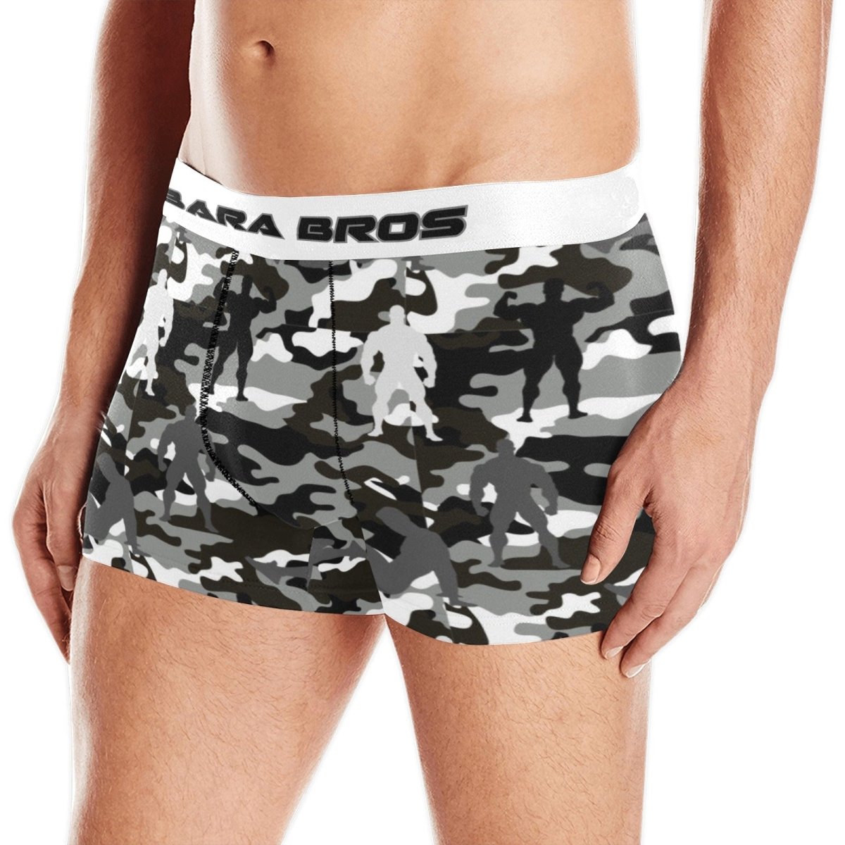Bodybuilder Camo Men's Boxer Briefs Secondary image
