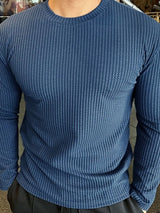 worn on beach – Men's Plus Size Round Neck Long Sleeve T-Shirt | Bara Bros