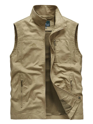 Men's Plus Size Zip Up Vest
