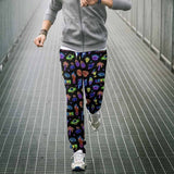 Men's white polyester bottoms