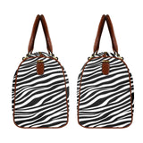 Zebra Large Capacity Travel Bag-Small (Brown Short Patch) (1737)