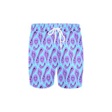 Trippy Vibes Smiley Men's Mid-Length Swim Shorts