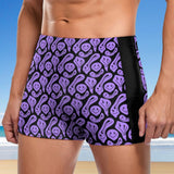 Cartoon Trippy Men's Swimming Trunks