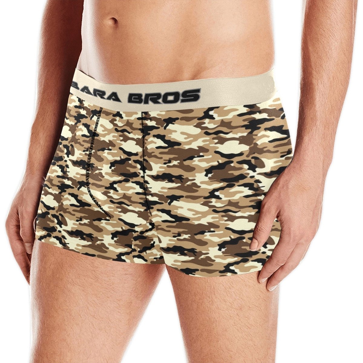 Desert Camo Men's Boxer Briefs Secondary image