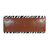 Zebra Large Capacity Travel Bag-Small (Brown Short Patch) (1737)