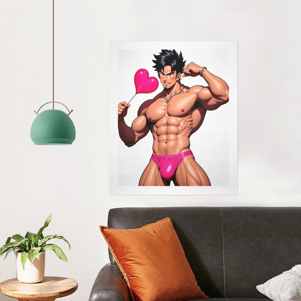 Bara Art Sexy Anime Man Print 20"x24"