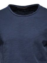 back view – Men's Full Size Round Neck Short Sleeve T-Shirt Plus Size | Bara Bros