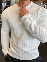 Men's Plus Size Round Neck Long Sleeve T-Shirt – Men's T-Shirt | Bara Bros