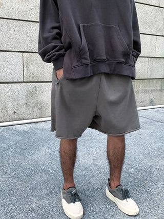 Men's Plus Size Elastic Waist Shorts