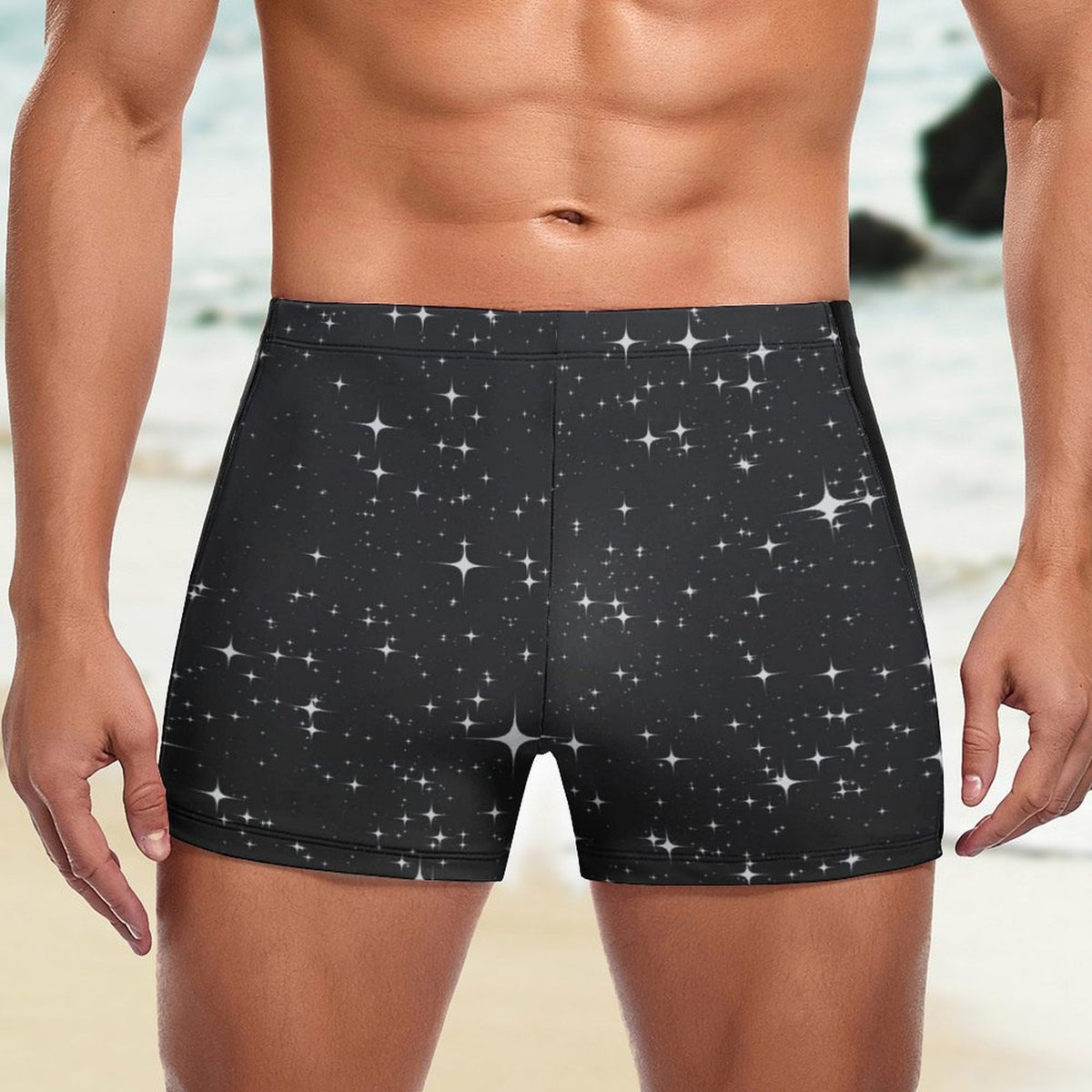 Star Galaxy Men's Swimming Trunks