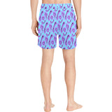 Trippy Vibes Smiley Men's Mid-Length Swim Shorts