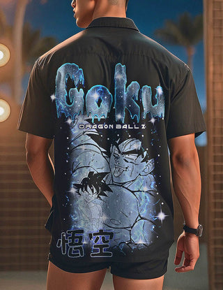 Goku Bara Art Anime Hawaiian Shirt
