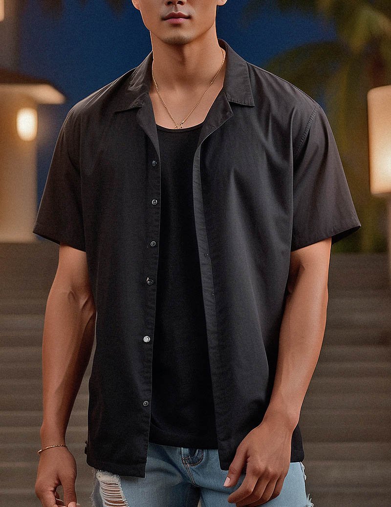 Goku Bara Art Anime Hawaiian Shirt Secondary image