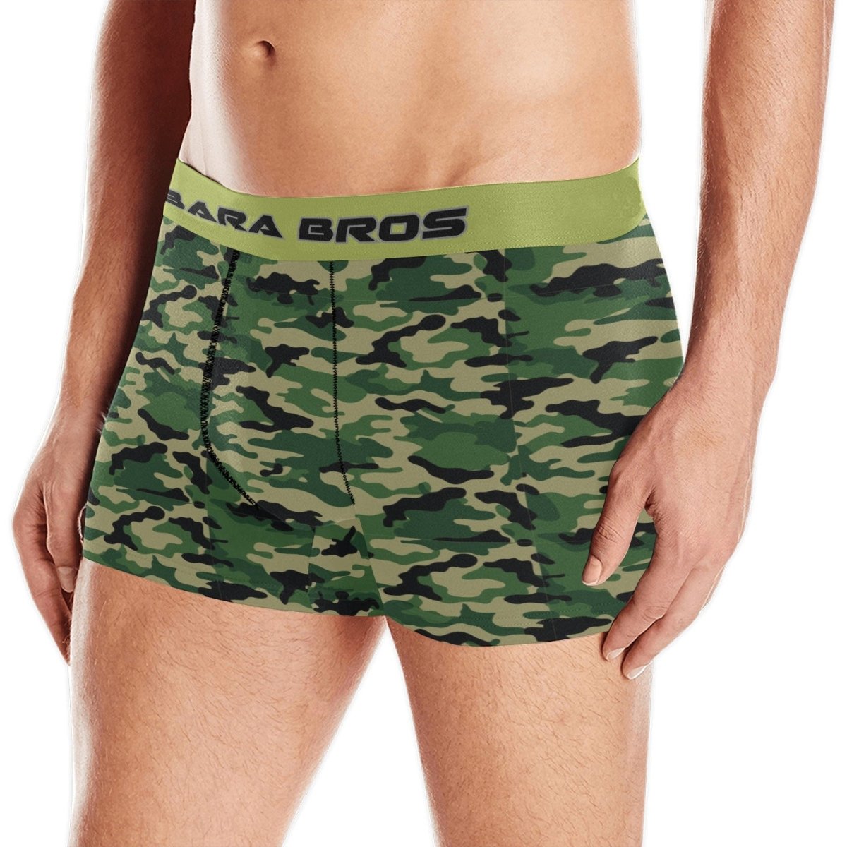 Green Camouflage Sexy Men's Boxer Briefs Secondary image
