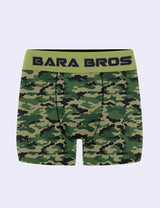 Green Camouflage Sexy Men's Boxer Briefs - Bara Bros