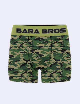 Green Camouflage Sexy Men's Boxer Briefs