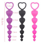 Kawaii Anal Plug Sex Toy - Silicone Anal Beads - Bara Bros