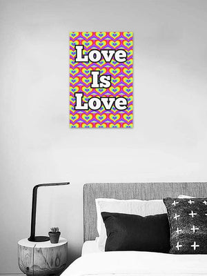 Love Is Love Pride Canvas Print 12"x18"