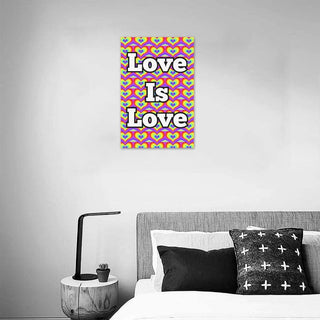 Love Is Love Pride Canvas Print 12"x18"