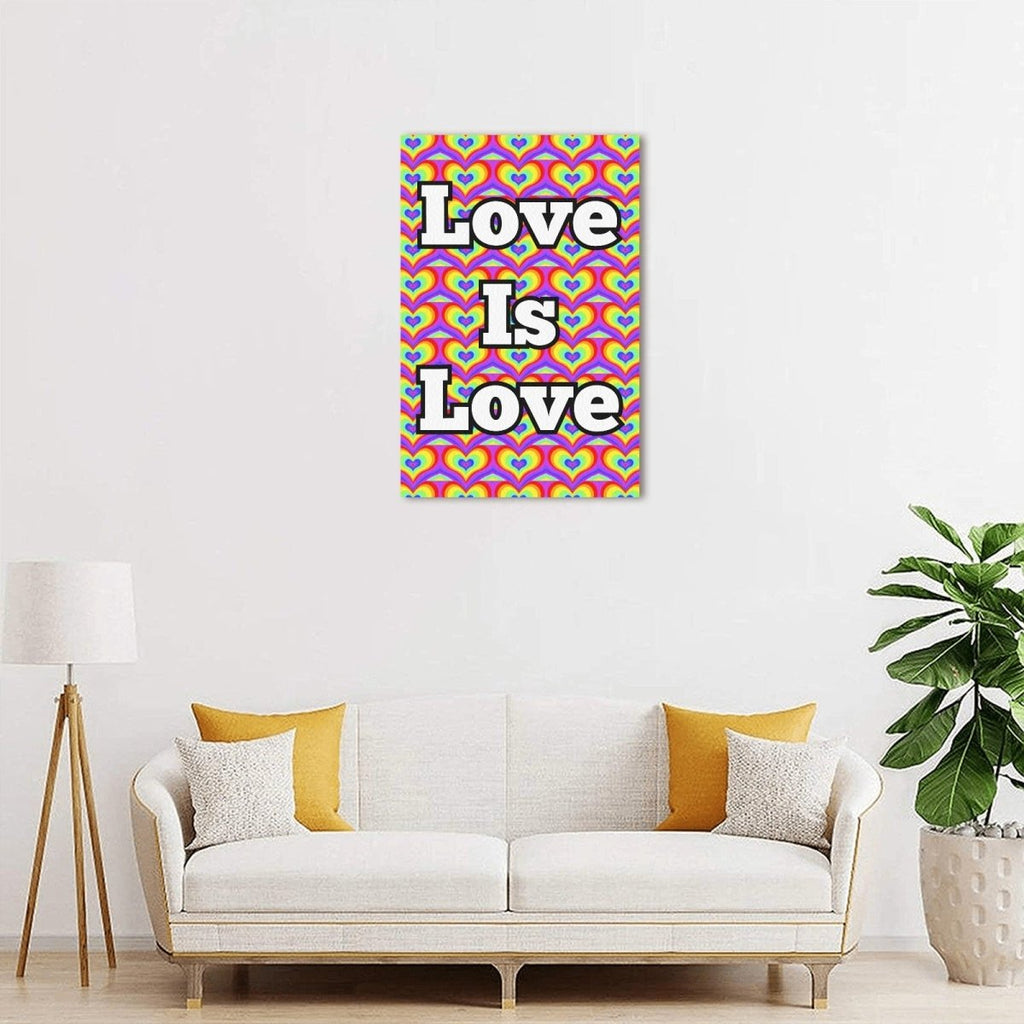 Love Is Love Pride Canvas Print 12"x18" - Bara Bros