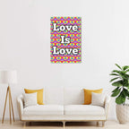 Love Is Love Pride Canvas Print 12"x18" - Bara Bros